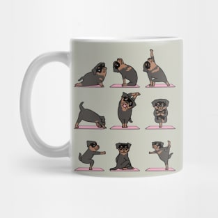 Rottweiler Yoga Mug